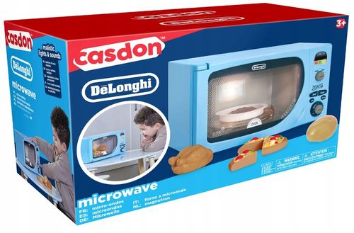 KUCHENKA MIKROFALOWA MIKROFALÓWKA DLA DZIECI DŹWIĘK ŚWIATŁO DELONGHI 30 CM na Arena.pl