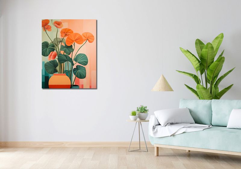 Obraz 70x90cm Kwiatowa Harmonia zdjęcie 2
