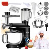 Robot Kuchenny max 2200W moc Planetarny Wielofunkcyjny Mocny Kuchni 1500W