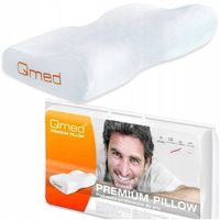 Poduszka ortopedyczna do spania na boku plecach Profiliwana PREMIUM QMED