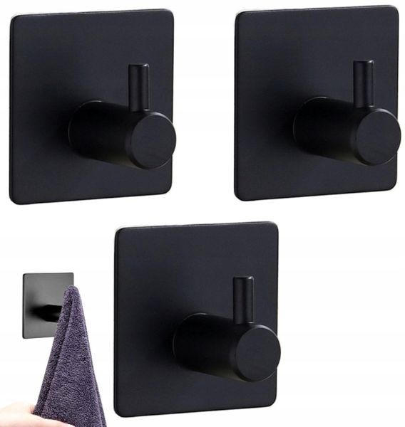 Łazienkowy Haczyk Wieszak Samoprzylepny 3Szt Loft zdjęcie 4