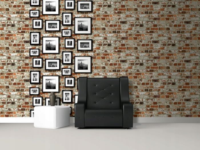 TAPETA MUR KAMIEŃ STARA CEGŁA EFEKT JAK 3D 102538 zdjęcie 3