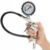 PISTOLET DO POMPOWANIA KÓŁ Z MANOMETREM 0-12 BAR POMPKA DUŻY