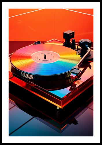 Plakat 40x60cm Wibracje Retro Winyli na Arena.pl