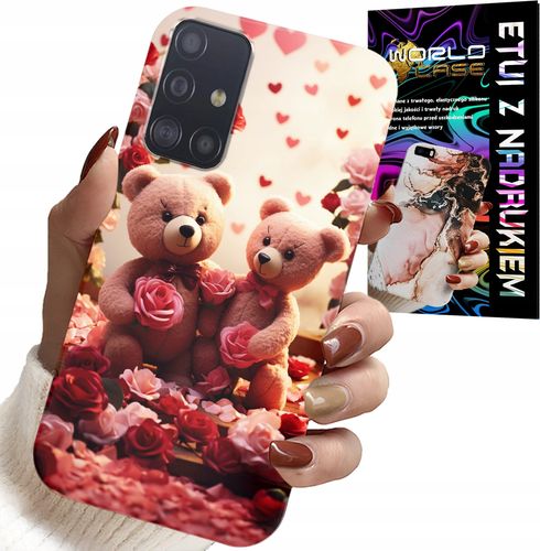 ETUI DO SAMSUNG GALAXY A51 - MISIE, LOVE YOU, SERCA WIELE WZORÓW CASE na Arena.pl
