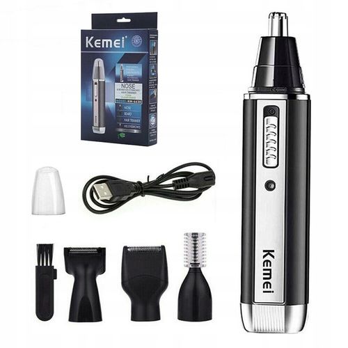 TRYMER GOLARKA DO NOSA USZU GOLENIE BRODY WŁOSÓW ZAROSTU 4w1 MOCNY grzebień na Arena.pl