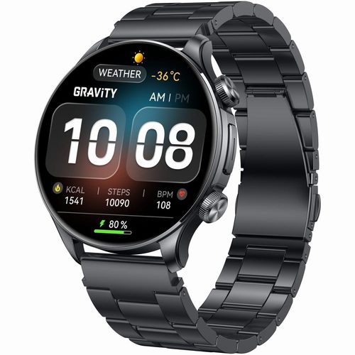smartwatch gravity czarny pasek + bransoleta gt35-2 na Arena.pl