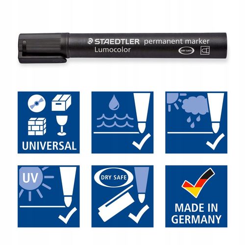 Marker permanent STAEDTLER 8kolorów okrągły 352WP8 na Arena.pl