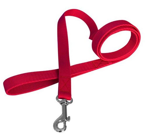 CHABA Smycz taśma - 16mm czerwona na Arena.pl