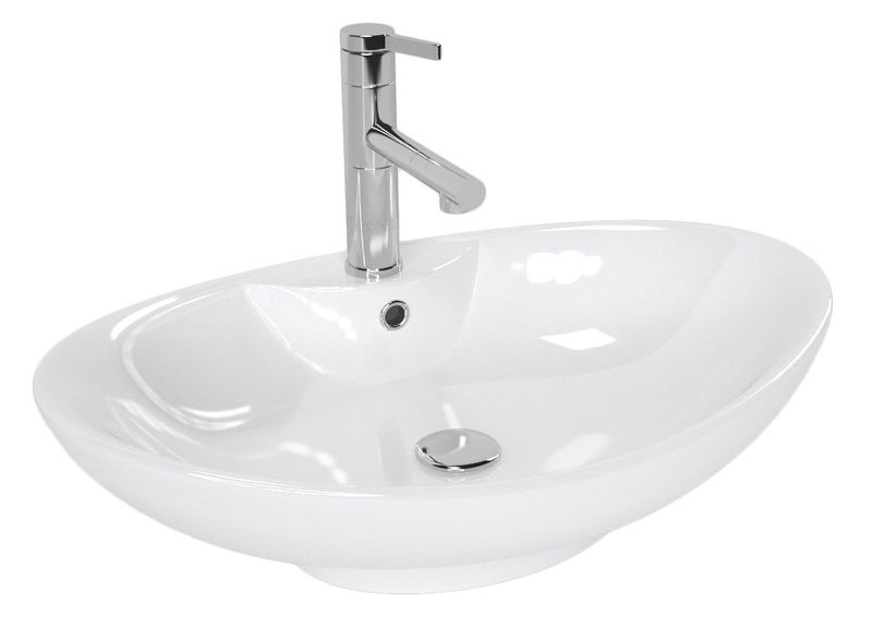 Umywalka Ceramiczna Nablatowa ROSA - REA zdjęcie 1