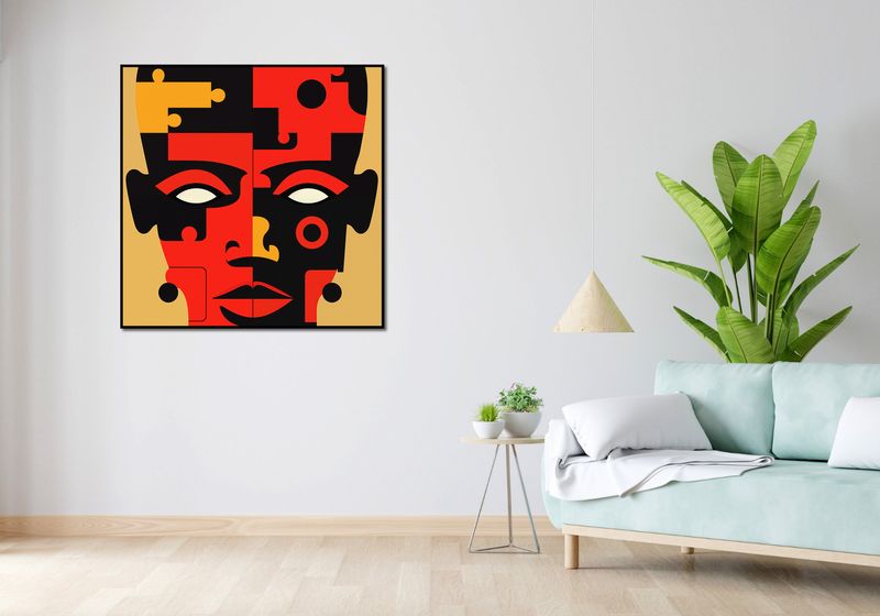 Plakat 100x100cm Puzzle Tożsamości zdjęcie 4