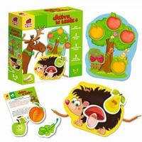 Gra Edukacyjna Planszowa Roter Kafer Jeżyk W Lesie Dla Dzieci Rk1280-05