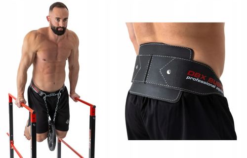 PAS OBCIĄŻENIOWY DIP BELT ZE SKÓRY DO DIPÓW I PODCIĄGANIA DBX BUSHIDO WB-1 na Arena.pl