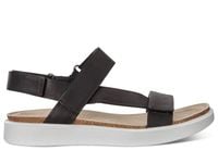 Ecco Sandały Damskie - Corksphere Fluidform - rozmiar 36 - Czarne, Skórzane