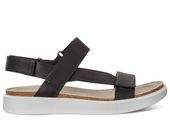 Ecco Sandały Damskie - Corksphere Fluidform - rozmiar 36 - Czarne, Skórzane