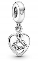 Pandora Charms Zaweszka Serce Przyjaźni 799294C01
