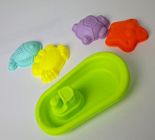 zabawki do piaskownicy Statek - limonkowy na Arena.pl