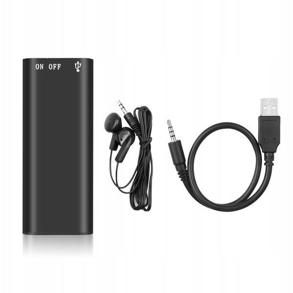 MINI DYKTAFON SZPIEGOWSKI PODSŁUCH DETEKCJA 8 GB zdjęcie 5