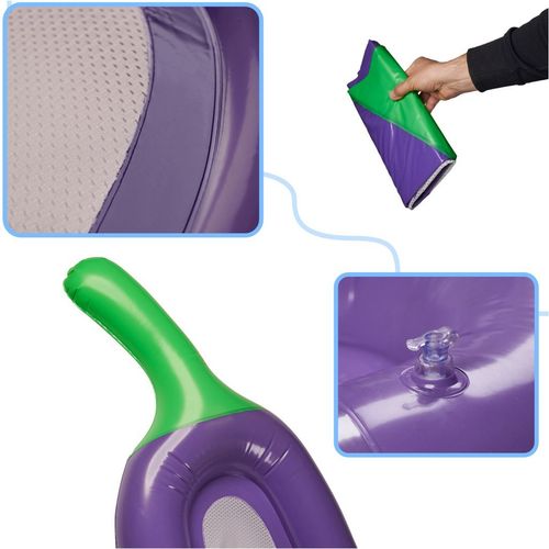 MATERAC DMUCHANY SIATECZKOWY BAKŁAŻAN 240CM WYSOKA JAKOŚĆ WYKONANIA na Arena.pl