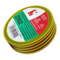 TAŚMA IZOLACJA PCV 2702 19mm/25m ŻÓŁTO-ZIELONA, SCAPA