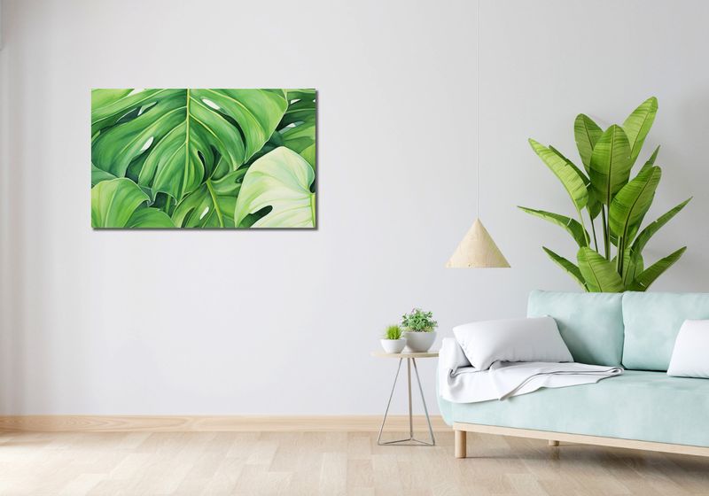 Obraz 100x60cm Tajemnice Liści zdjęcie 2