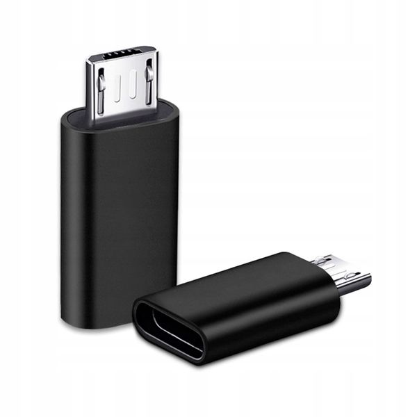 Adapter z TYP C TYPE-C USBC na USB USB-A OTG czarn zdjęcie 2