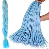 Włosy Syntetyczne Warkoczyki -  Niebieskie
