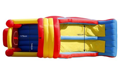 Podwójna Mega Zjeżdżalnia Zamek Dmuchany HappyHop Trampolina Dmuchaniec na Arena.pl