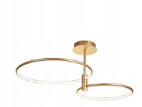 Żyrandol Silva GO II lampa sufitowa LED okręgi 50+60cm ring pilot