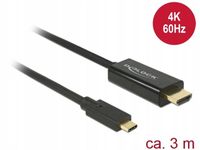 Kabel Delock USB-C(M)->HDMI(M) 3M czarny