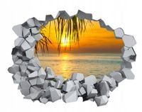 FOTOTAPETA 3D naklejka samoprzylepna widok dziura