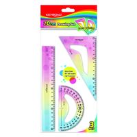 ZESTAW GEOMETRYCZNY KEYROAD PASTEL DECO 20CM 9432