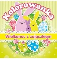 kolorowanka wielkanoc z zajączkiem