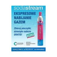 4 X NABICIE BUTLI KLIENTA DO SODA GAZEM SPOŻYWCZYM CO2 GAZ BUTLA RÓŻOWA