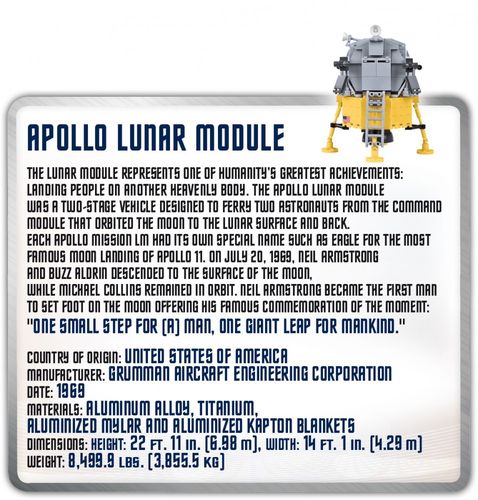 Cobi Klocki Smithsonian Apollo 11 Lunar Module 380 KLOCKÓW na Arena.pl