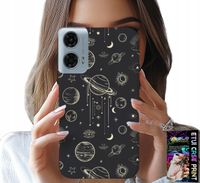 ETUI DO MOTOROLA G34 5G - KOSMOS PLANETY GWIAZDY KSIĘŻYC + FOLIA