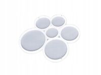 FORMA SILIKONOWA do izomaltu czekolady - lizaki okrągłe