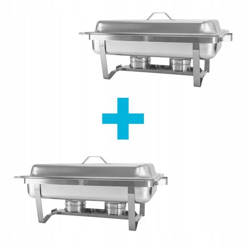 Podgrzewacz gastronomiczny na pastę paliwo zestaw 2szt GN 1/1 9L TECHNICA na Arena.pl