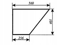 szyba drzwi dolne prawe stałe ciągnika T25 A2 Władimirec kabina sokółka