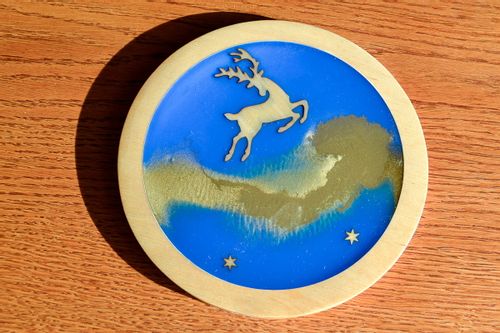 Okrągła tacka drewniana na Arena.pl