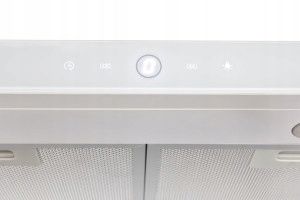 Okap kuchenny biały 50 podszafkowy wolnostojący oświetlenie led na Arena.pl