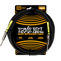 Kabel instrumentalny gitarowy mono JACK 3m Ernie Ball P06472 czarny