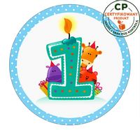 Opłatek na tort - na Roczek