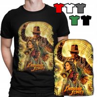 KOSZULKA T-SHIRT MĘSKI WZORY DO WYBORU - INDIANA JONES FILMY - XL