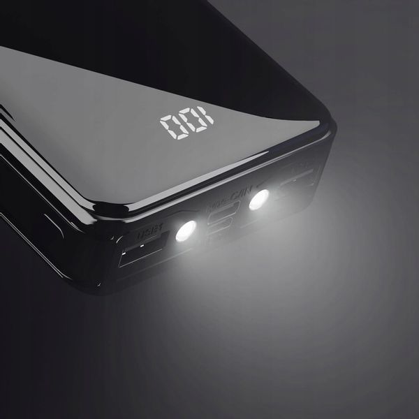 POWERBANK 20000 mAh 2,1A LATARKA LED V ZABEZPIECZENIE przed uszkodzeniem zdjęcie 2