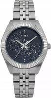 Zegarek Damski Timex TW2Y20100 CYRKONIE srebrny