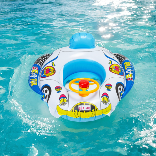 Dmuchany Samochodzik Materac Pontonik Z Siedziskiem Dla Dzieci Koło Do na Arena.pl