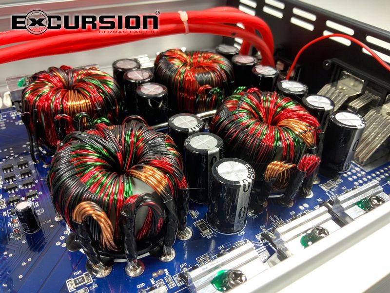 Wzmacniacz samochodowy Excursion 2 kanałowy 5000W zdjęcie 9