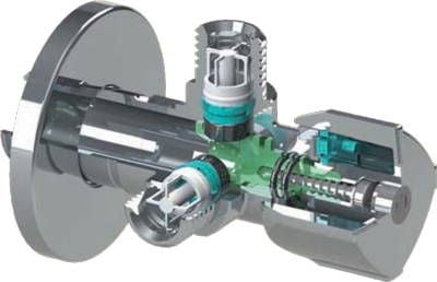 Zawór kątowy Arco 1/2''-3/8"-3/8" na Arena.pl