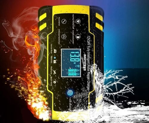 PROSTOWNIK Mikroprocesorowy SAMOCHODOWY DO AKUMULATORÓW 12V 24V 8A AGM na Arena.pl